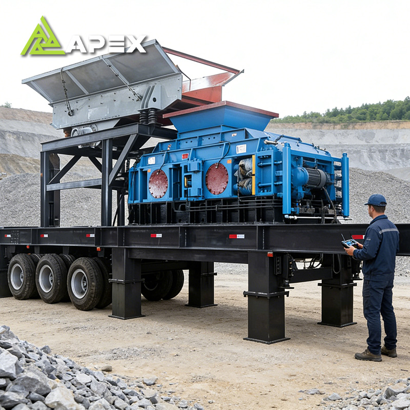 Mobile Double Roller Crusher
