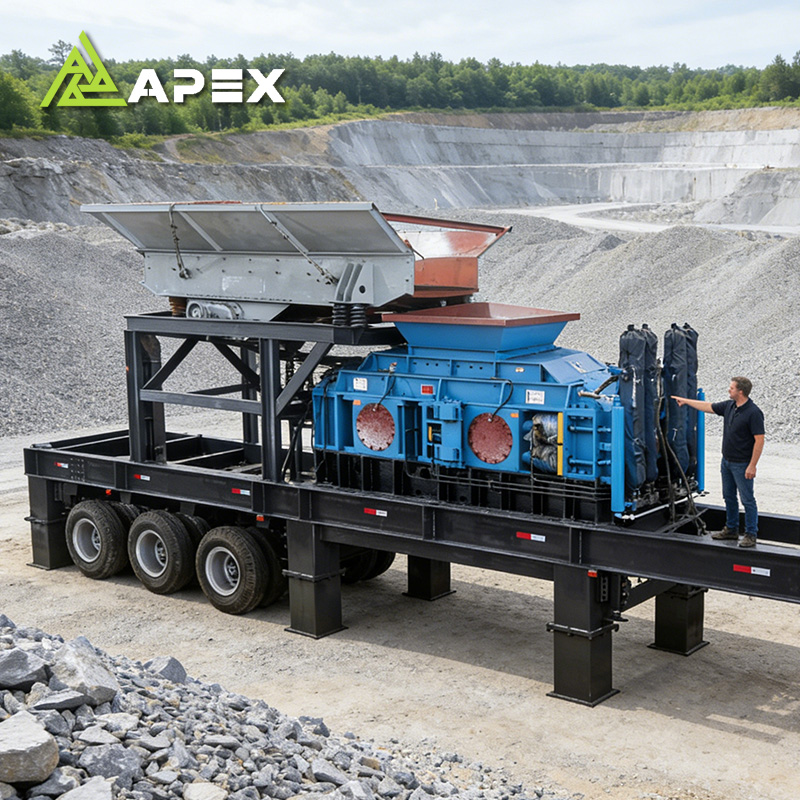 Mobile Double Roller Crusher