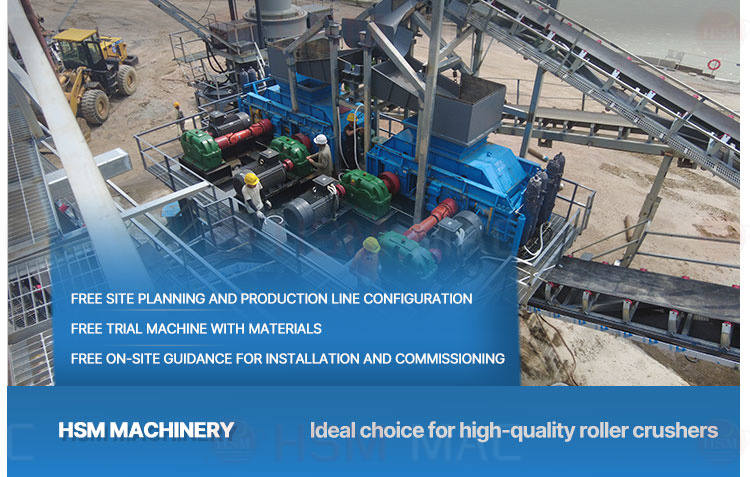 Coal gangue double tooth roll crusher production site Coal gangue double tooth roll crusher production site