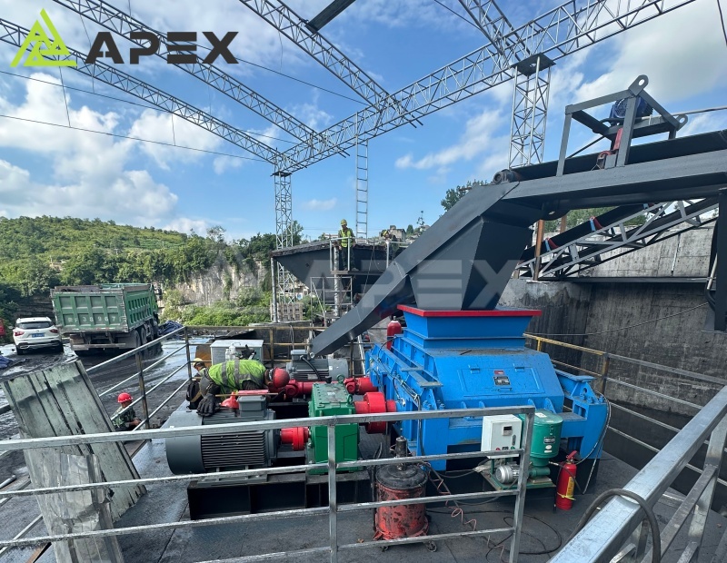 coal gangue hydraulic roll crusher coal gangue hydraulic roll crusher