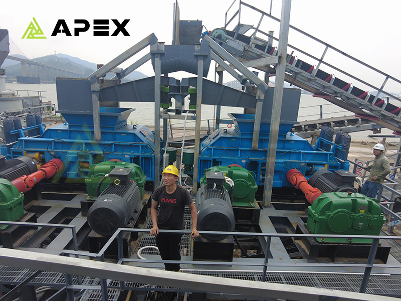 Why Choose the APEX Double-Roll Crusher for River Pebble Sand Production?